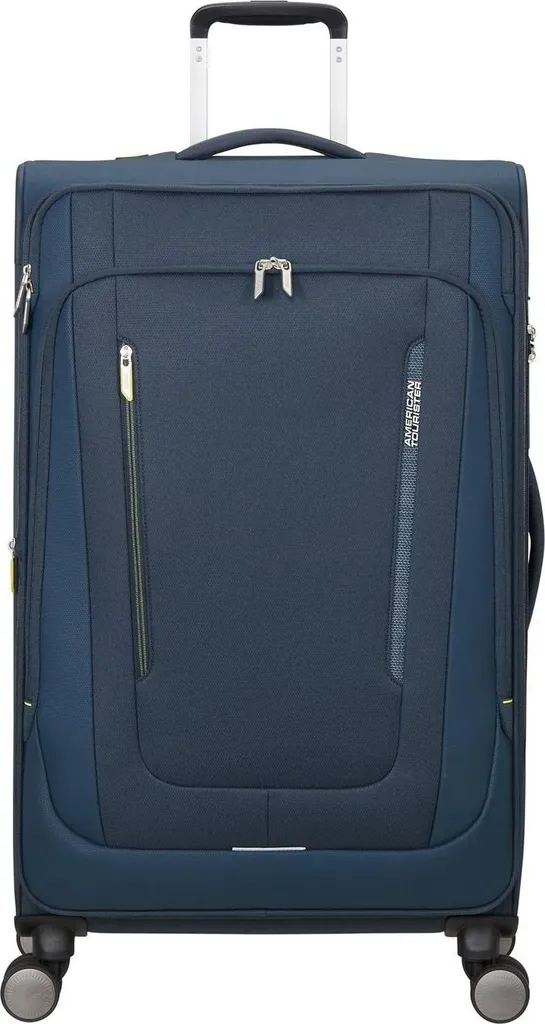 Valise de Soute Grande Taille 80cm Wanderlite Spinner Marine Extensible
