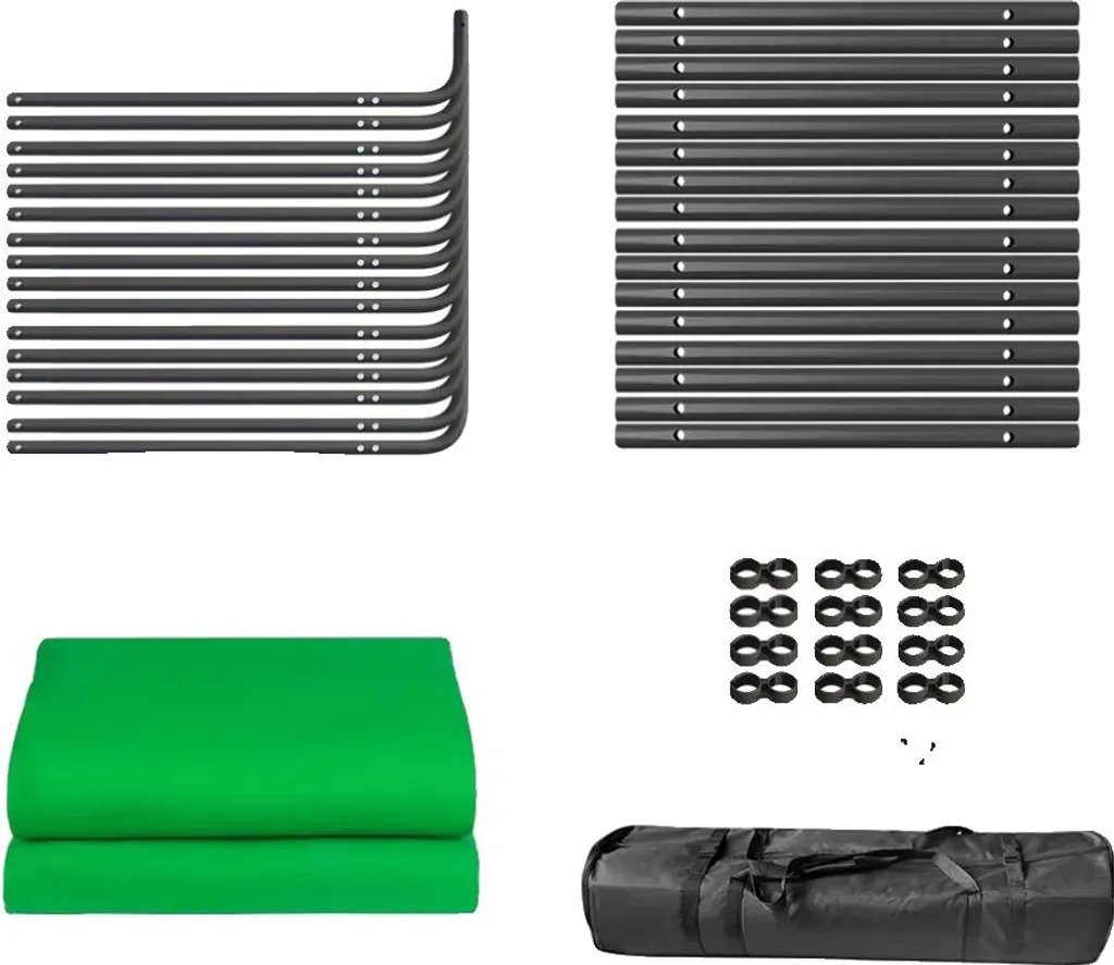 Fond Vert Anti-Reflet 3x4M Mousseline pour Incrustation Vidéo Net