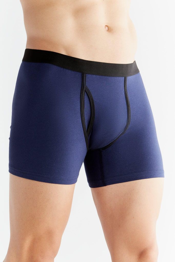 Bio-Baumwoll-Herren Boxershorts mit Eingriff - 3er Pack Produktbild 