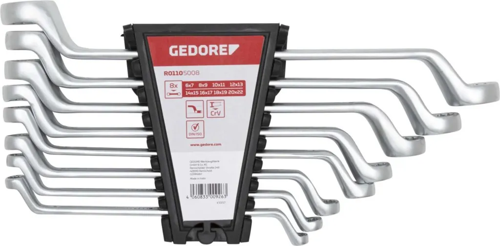 GEDOREred 3300928 Set 12 Chiavi Poligonali R01105012 6-32mm Offerta