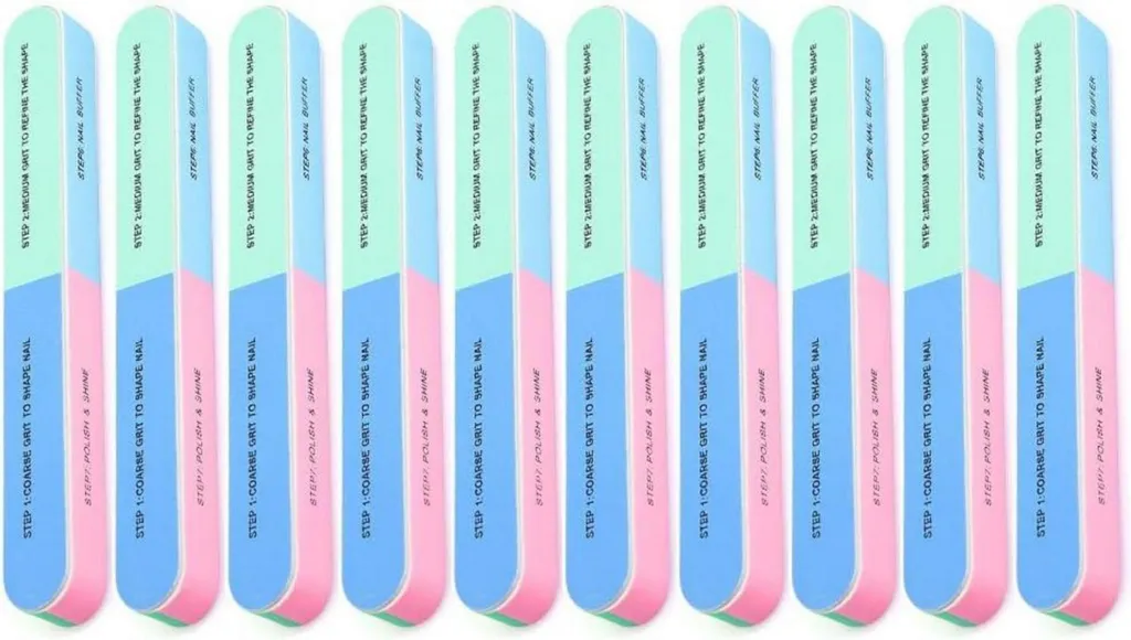 Set de 10 limes à polir les ongles pour une manucure parfaite chez soi
