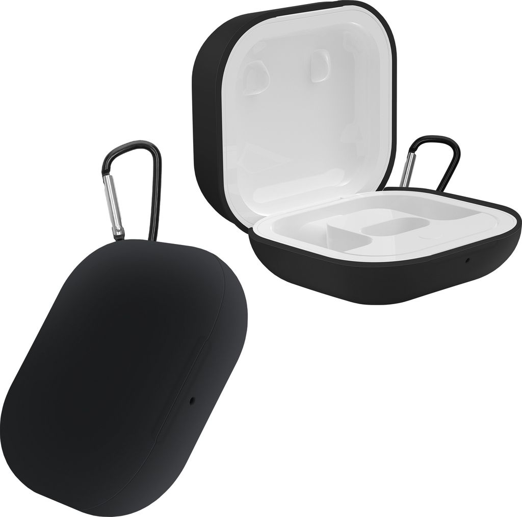 kwmobile Hülle kompatibel mit Beats Powerbeats Pro Hülle - Kopfhörer Case - TPU Silikon Cover - Schutzhülle in Schwarz
