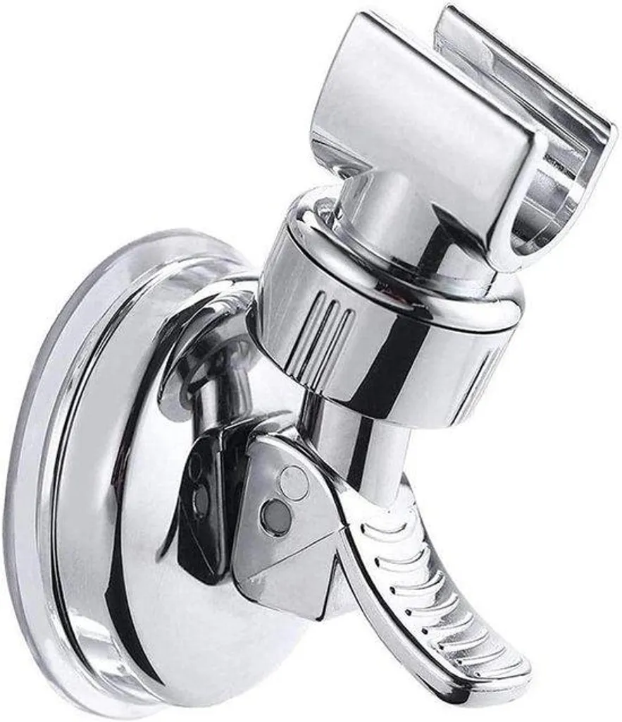Porte-douche argent rotatif à 360 degrés amovible universel - 25mm