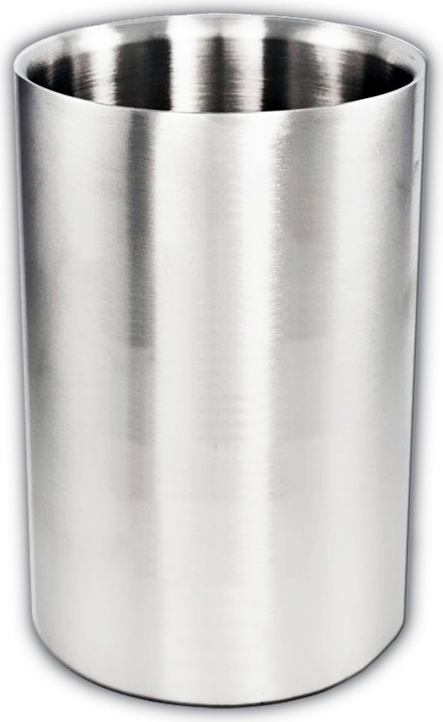 FLASCHENKÜHLER Edelstahl Ø12cm Weinkühler Sektkühler Champagnerkühler Kühler 49