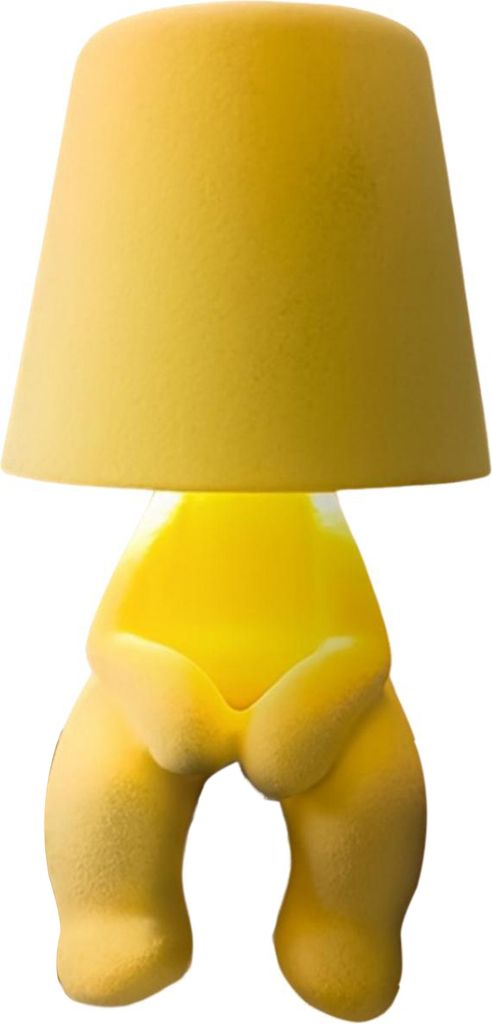 Shy Boy Tischlampe, Lampe in Form eines kleinen Mannes, LED-Schreibtischlampe, Nachtlicht, Touch-Steuerung, Plug-in-Nachttischlampe für Schlafzimm...