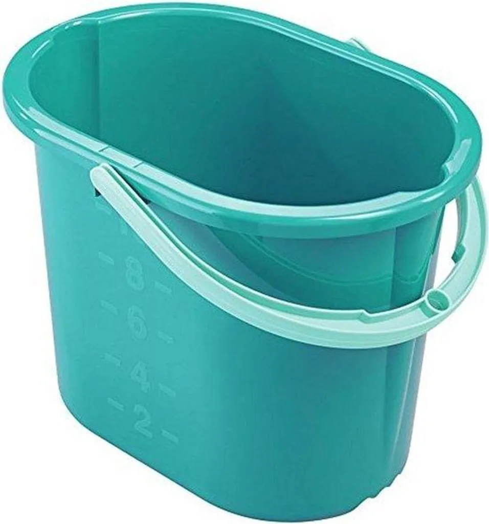 Seau lave-sol ovale 12 litres polyvalent pour nettoyage grandes surfaces