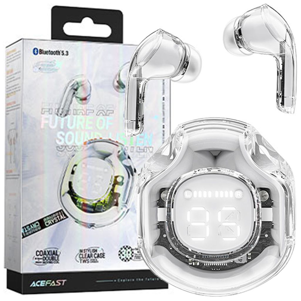 Acefast T8 Kabellose Bluetooth Kopfhörer Tws Weiss Produktbild 