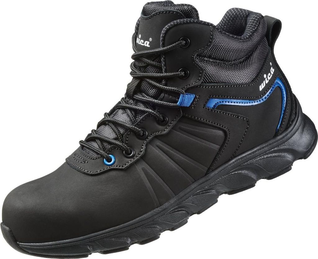 wica Sicherheitsstiefel MATHI 34330 S3 SRC Gr. 48 schwarz/blau