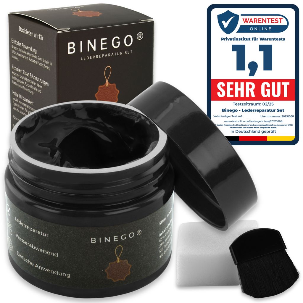 Binego® Lederreparaturset Leder & Kunstleder Reparatur Set Produktbild 