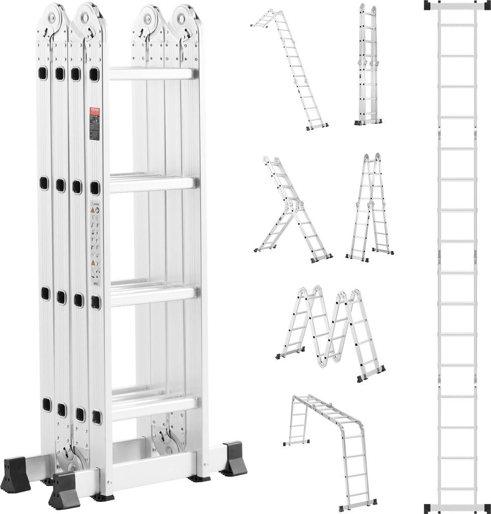 Multifunkční žebřík VEVOR, víceúčelový žebřík 7 v 1, rám Obrázek produktu 