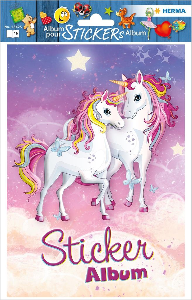 HERMA Stickeralbum "Einhorn Best Friends" DIN A5 16 Seiten Obrázok produktu 