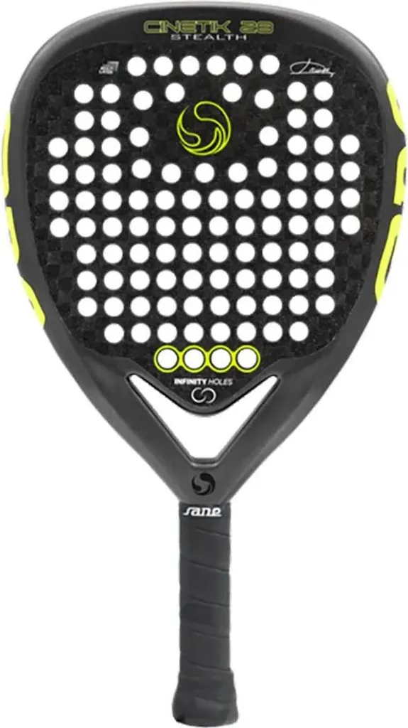 Contrôle et Puissance Padel : Raquette Sane Cinetik 28 Stealth Javi Ruiz