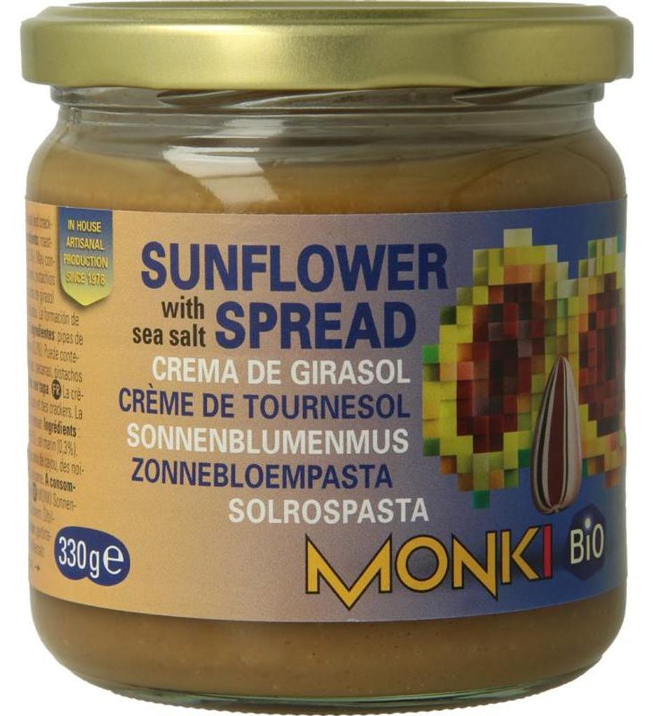 Monki Sonnenblumenmus -  - 330g Produktbild 