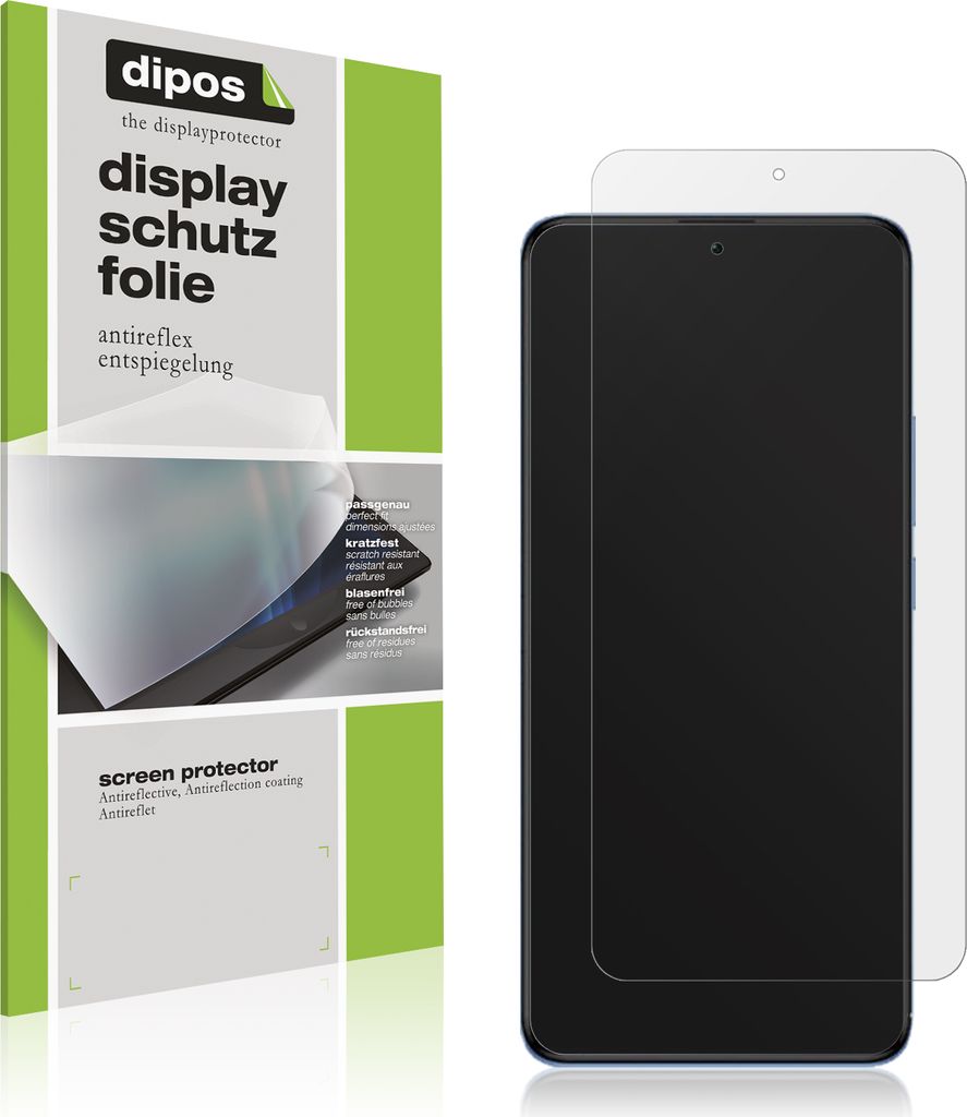 2x Schutzfolie für Xiaomi Redmi K60E matt Displayschutzfolie Folie Display Schutz dipos