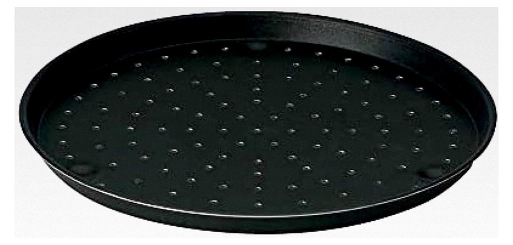 Pizzablech aus Aluminium, gelocht, 28 cm