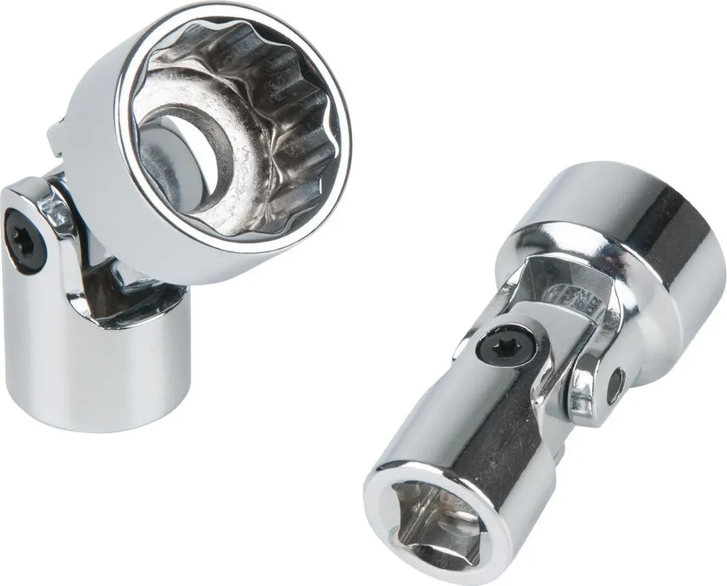 KS Tools 150.1718 Bussola Poligonale 18mm con Snodo 3/8 Pollici Professionale