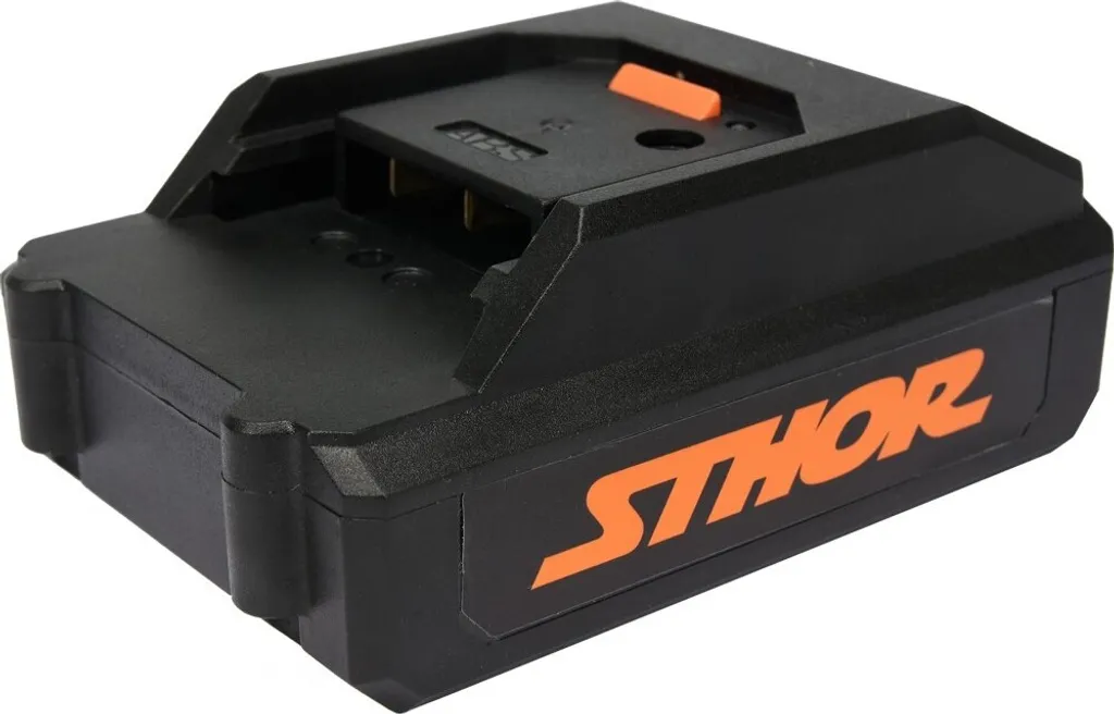 Sthor 78986 Batteria 18V e Caricabatterie: Kit Essenziale Garage