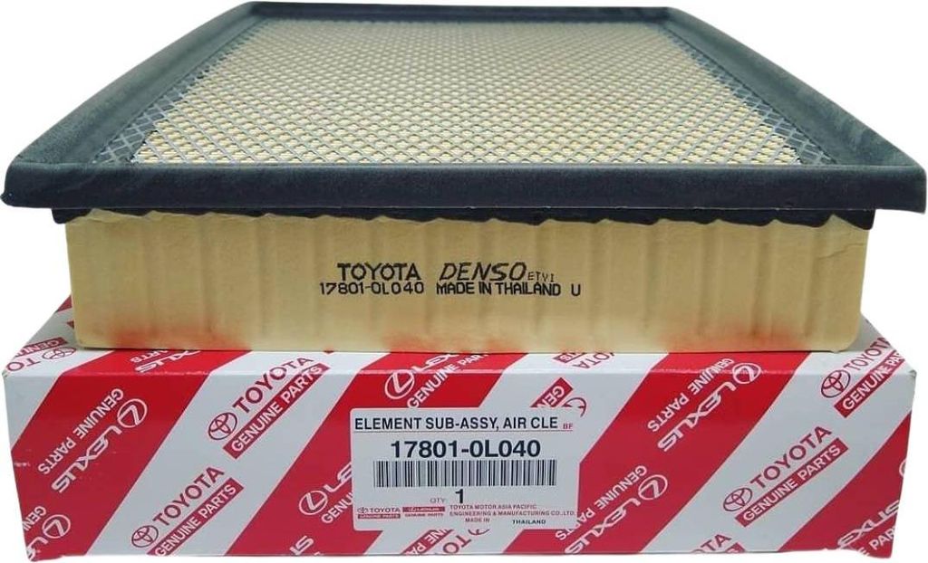 TOYOTA Hilux Fortuner Original Luftfilter 17801-0L040 OE