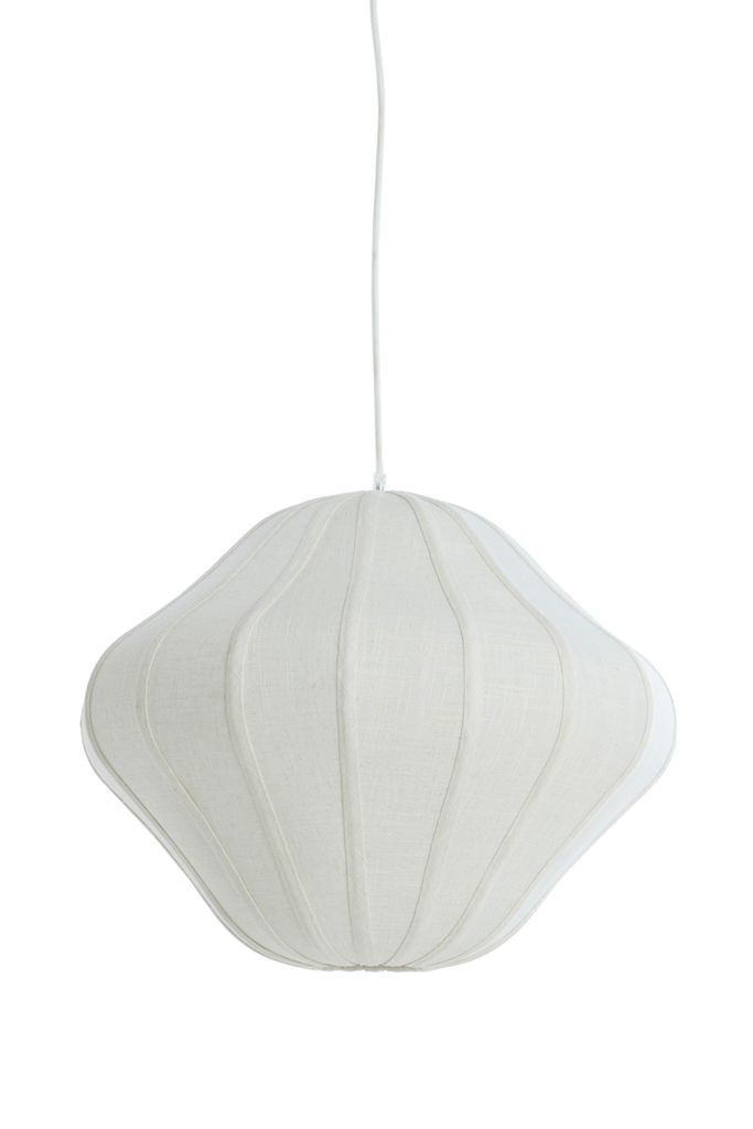 Light & Living - Hängelampe SUKAU - Ø50x40cm - Weiß