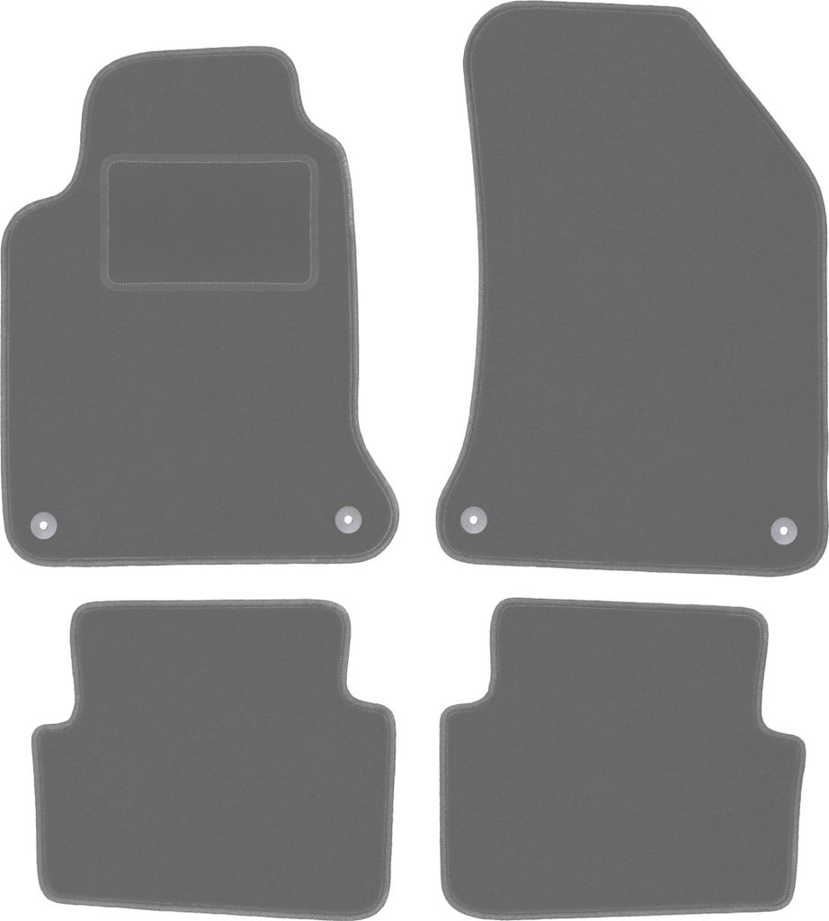 Graphit-Fußmatten für: Renault Laguna II Kombi, Liftback (2001-2007)