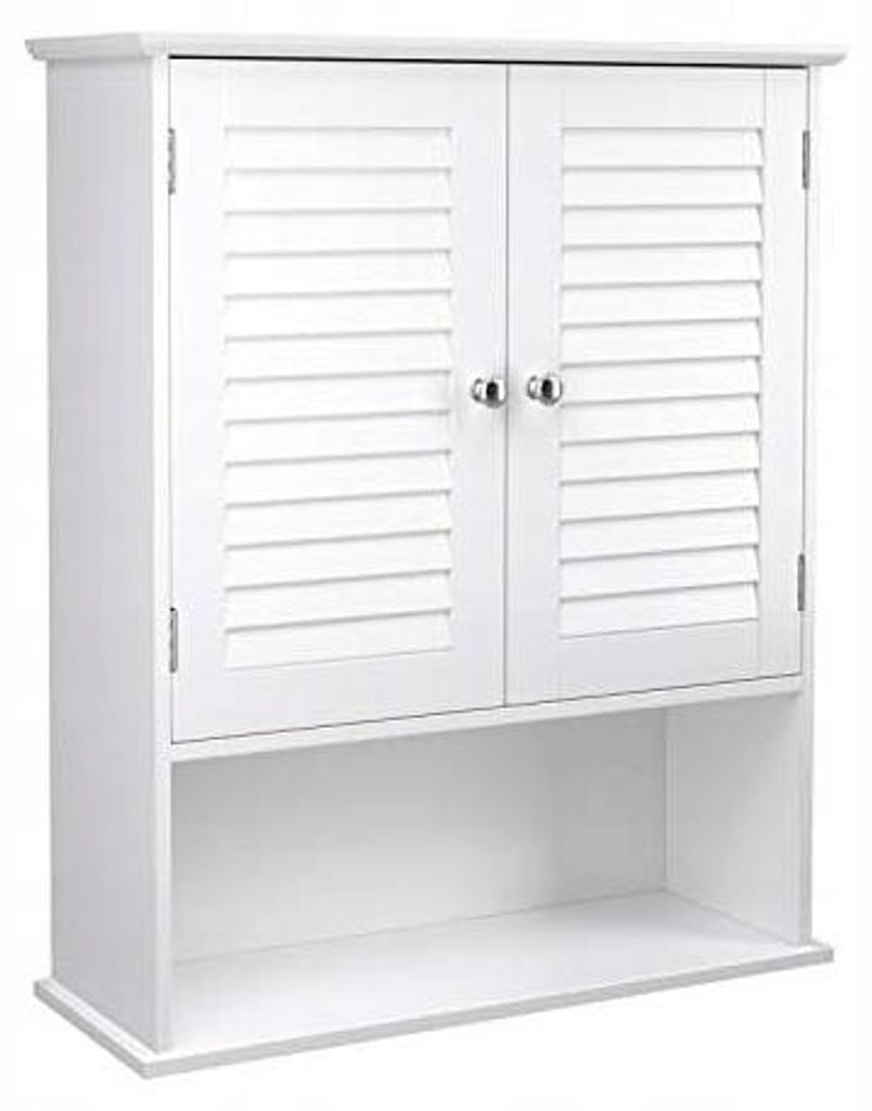 Wandmontierter Badezimmerschrank mit verstellbarem Regal