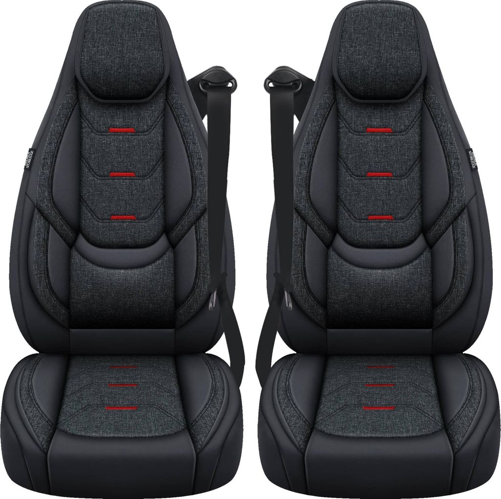 Wohnmobil Schonbezüge für Aguti GIS Liner und Milan Sitze Schwarz/Anthrazit AH4