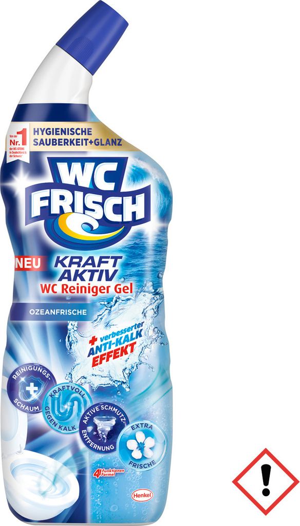 WC Frisch Reiniger Gel Ozean 750ml Produktbild 