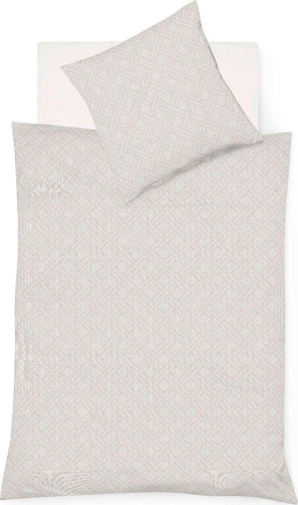 Fleuresse Black Premium Mako-Brokat-Damast Bettwäsche creme