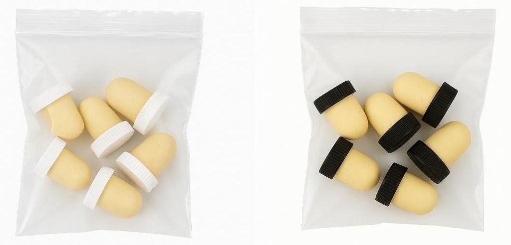 Metaltex Korkstöpsel farbig sortiert H 2,8 cm, ø 1,5 cm ( Inh. 6 St.)