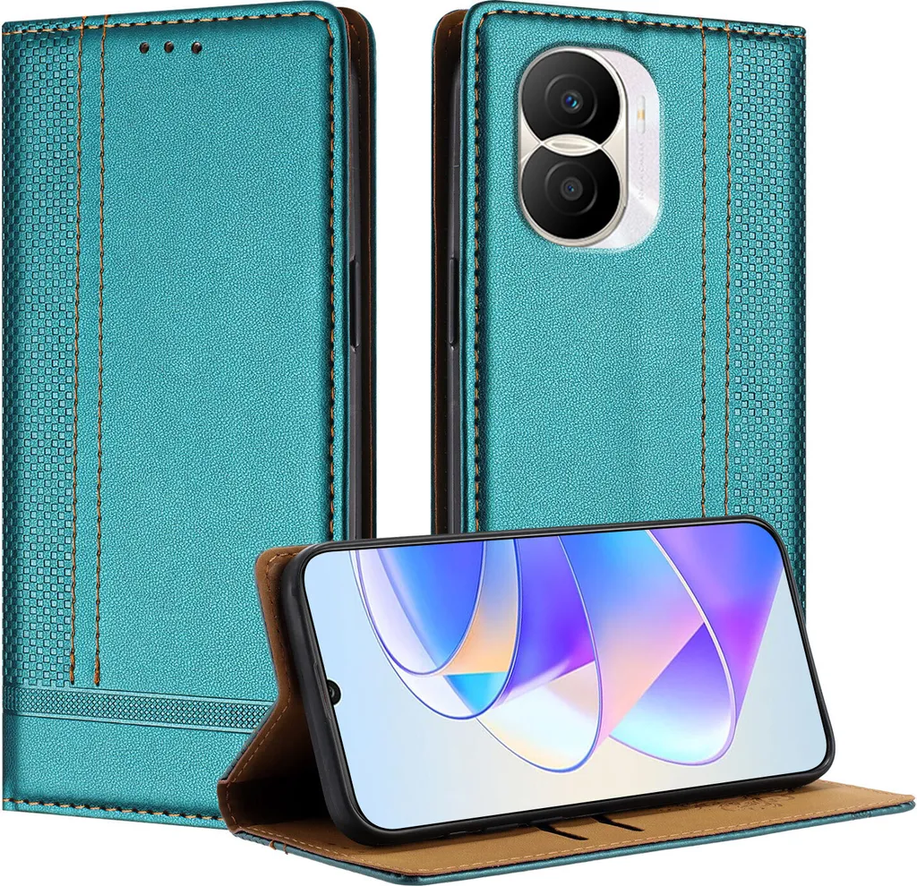 SEAHAI Cover Per HONOR 400 Smart/HONOR X7d, Custodia Pelle Premium Libro Flip S 456245