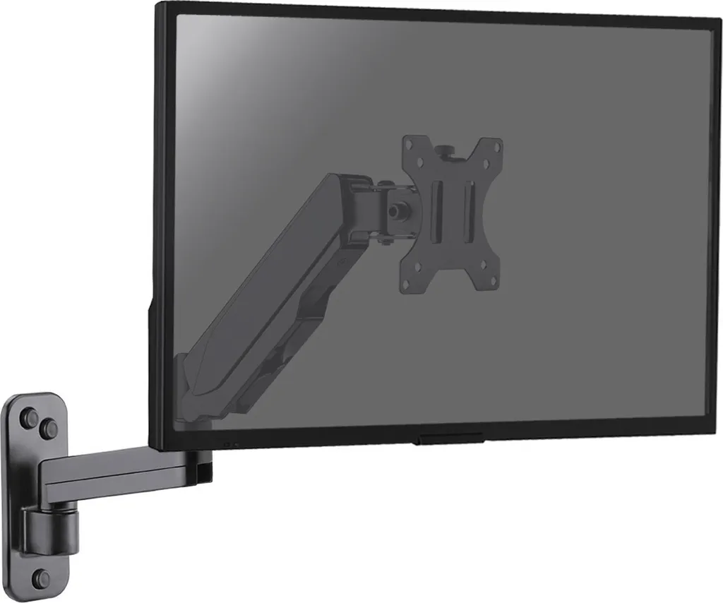 Support mural TV inclinable pour éliminer les reflets sur écran de bureau