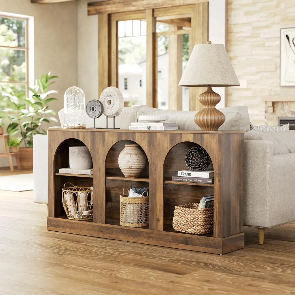 Console Gain de Place 160 cm : Solution de Rangement Entrée et Salon - 5