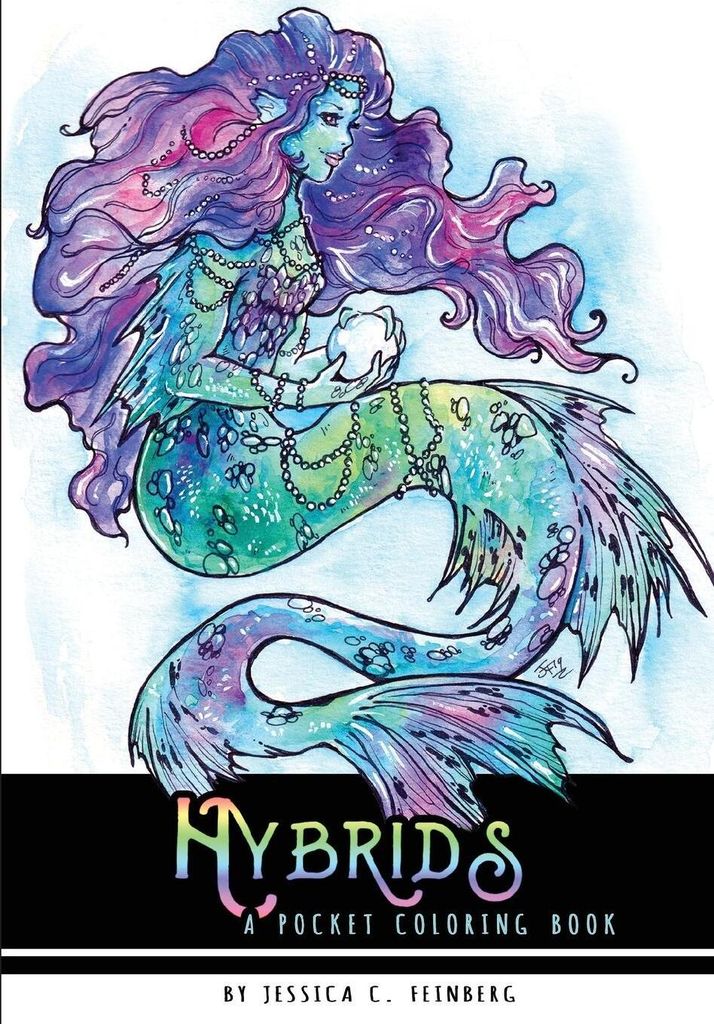 Hybrids Pocket Coloring Book – Lingua: Inglese