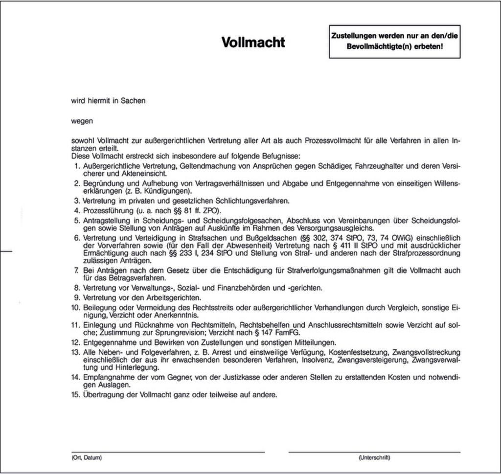 SoldanPlus Einheitsvollmacht V118 100St