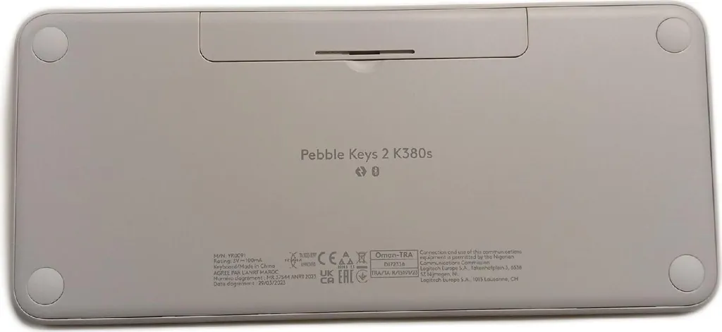 Clavier Bluetooth Logitech K380s Pebble Keys 2 Bleu - Solution Multi-appareils - 2
