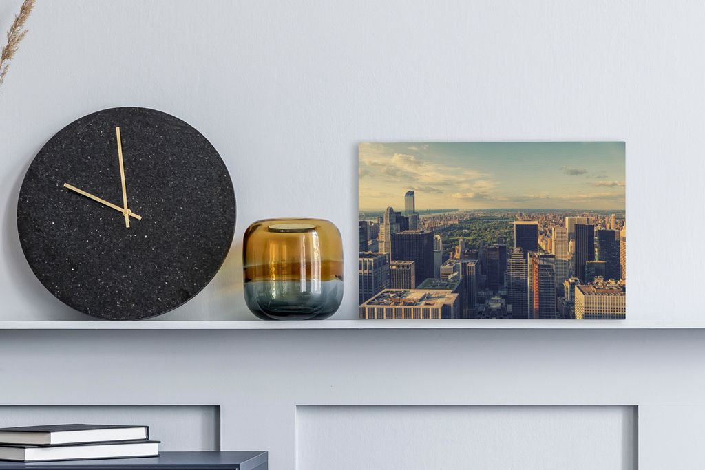 MuchoWow - Leinwandbilder - New York - Central Park - USA, Wandbild, Wanddeko Bilder Wohnzimmer, 30x20 cm