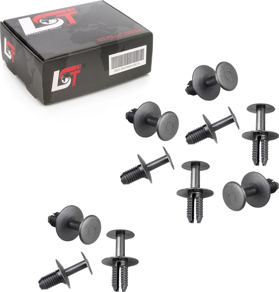 10x Für SMART Forfour 454 Dämmung Motorhauben Verkleidung Spreizniete