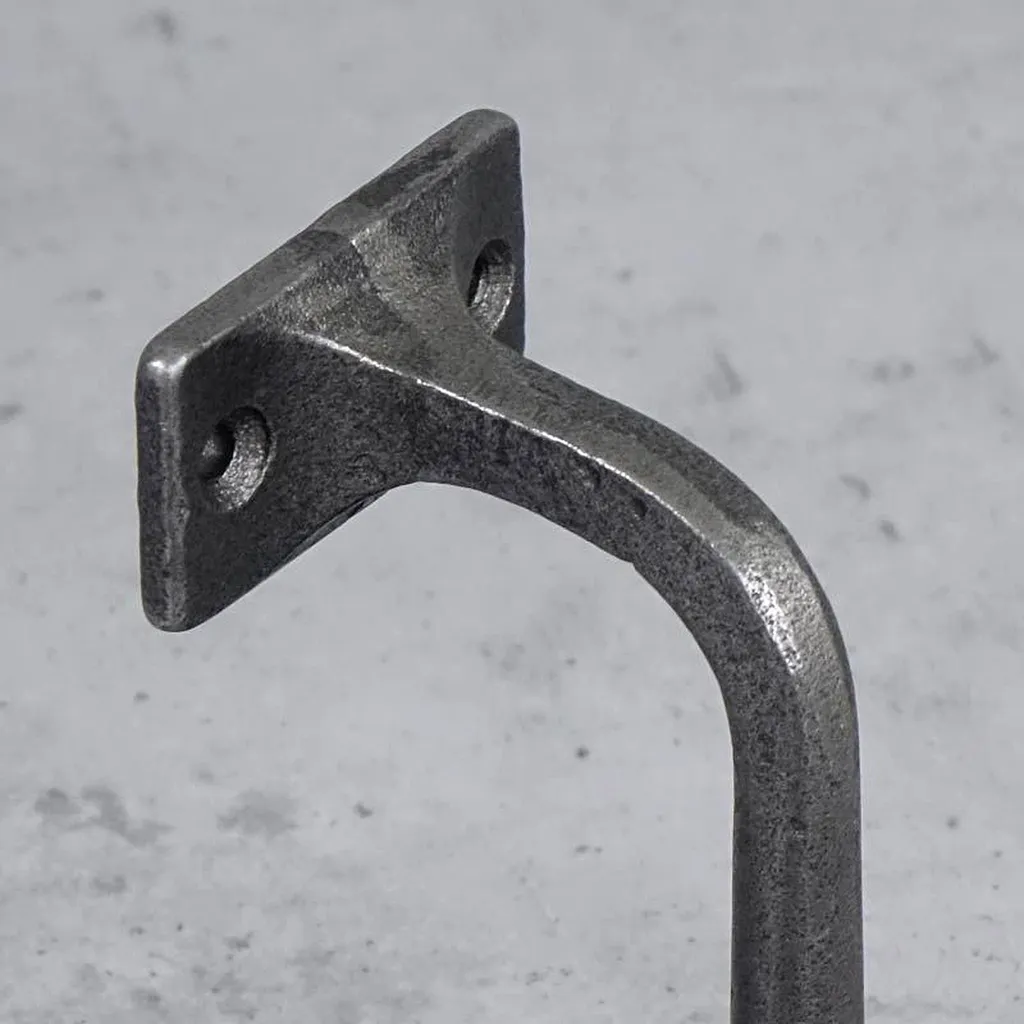 Fixation étagère murale en acier pour décoration rustique 80x75 mm x2 - 5