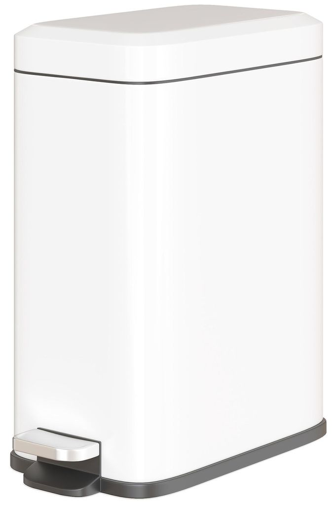 HOMCOM Vuilnisbak 5L, trapvuilnisbak, afvalbak met deksel Productafbeelding 