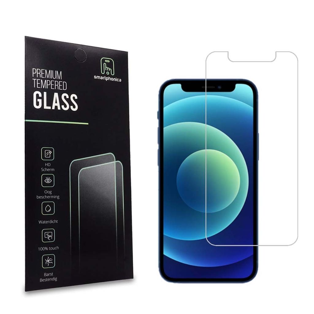 Smartphonica iPhone 12 Mini Displayschutzfolie aus Glas mit Aussparung