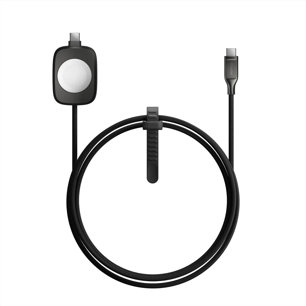 Câble Nomad universel pour Apple Watch 1.5m 100W en nylon tressé noir