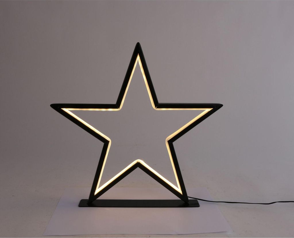 WH LED Stern auf Ständer 100 LED B44,7xH43cm warmweiß IP44 Produktbild 