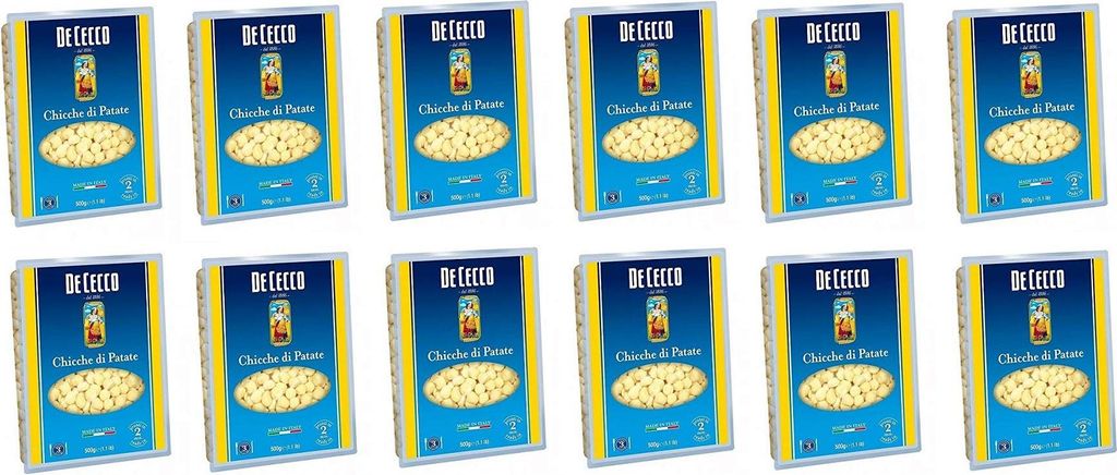 12x Pasta De Cecco 100% Italienisch Chicche di patate Produktbild 