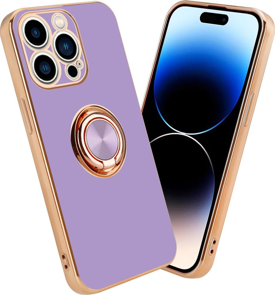 Cadorabo Schutzhülle für Apple iPhone 14 PRO Hülle in Lila Produktbild 