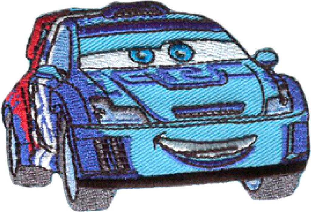 Disney Cars 2 Raoul Caroule - Aufnäher, Bügelbild, Aufbügler, Applikationen, Patches, Flicken, Zum Aufbügeln, Größe: 6,5 x 4,5 cm