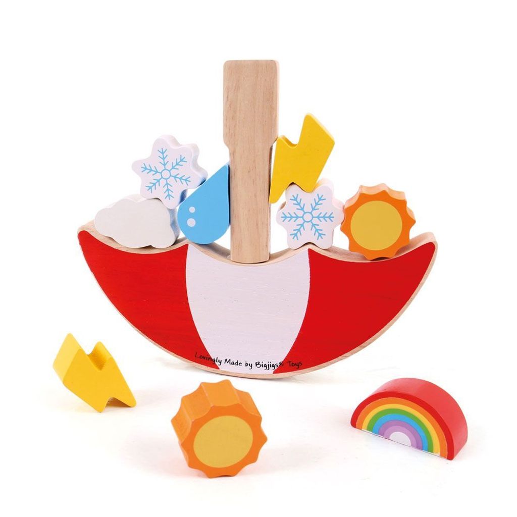 Bigjigs Toys Balanční hra Počasí Obrázek produktu 