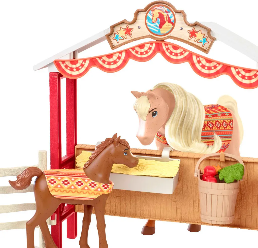 Set de jeu équestre Spirit avec chevaux miniatures et enclos paddock