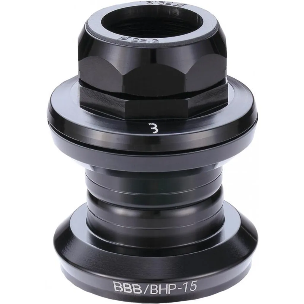BBB BHP-15 AH 1" Al TreadAround Jeu de Direction Externe Noir Velo