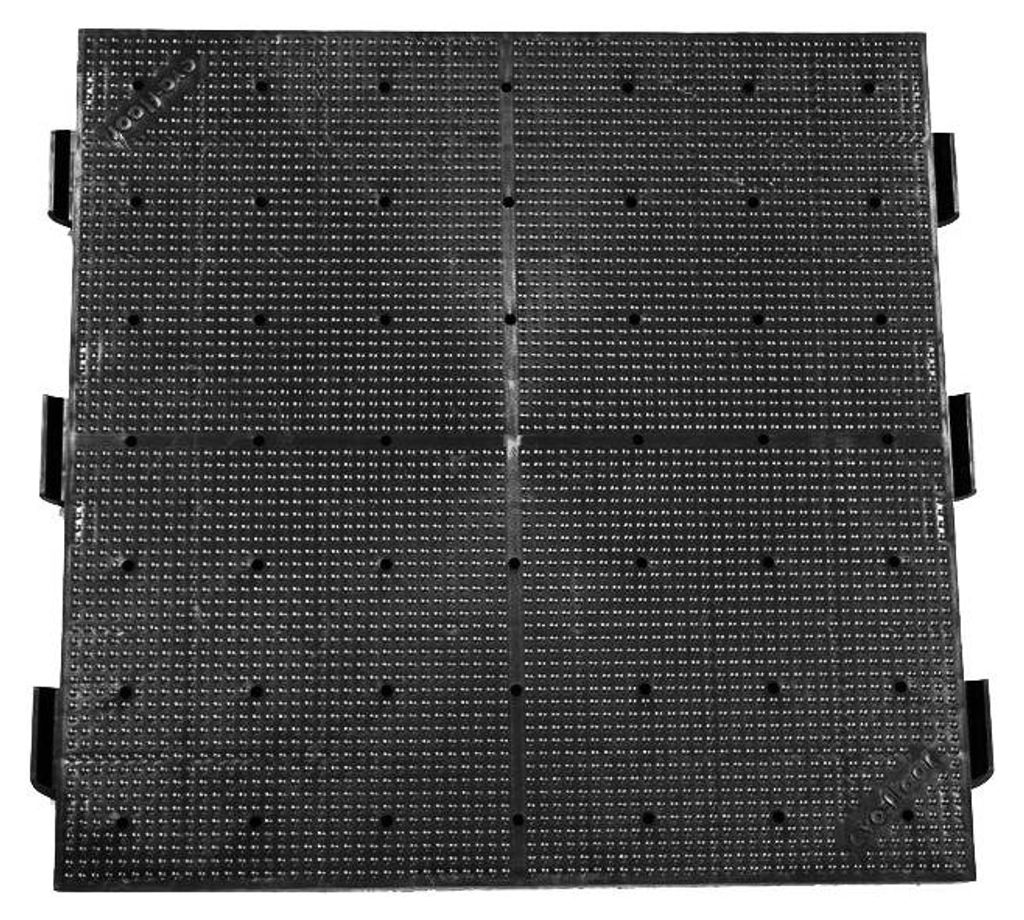 Mosolut Event – modularer Zeltboden, perforiert, Schwarz Produktbild 
