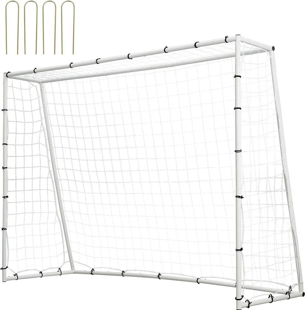 Maîtrisez vos passes de foot avec ce mur de rebond en fer 8x6 pieds